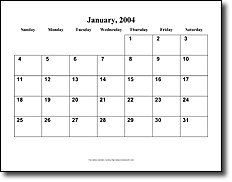 Free Online Calendar PDF - Month on a Page