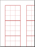 chinese writing grid
