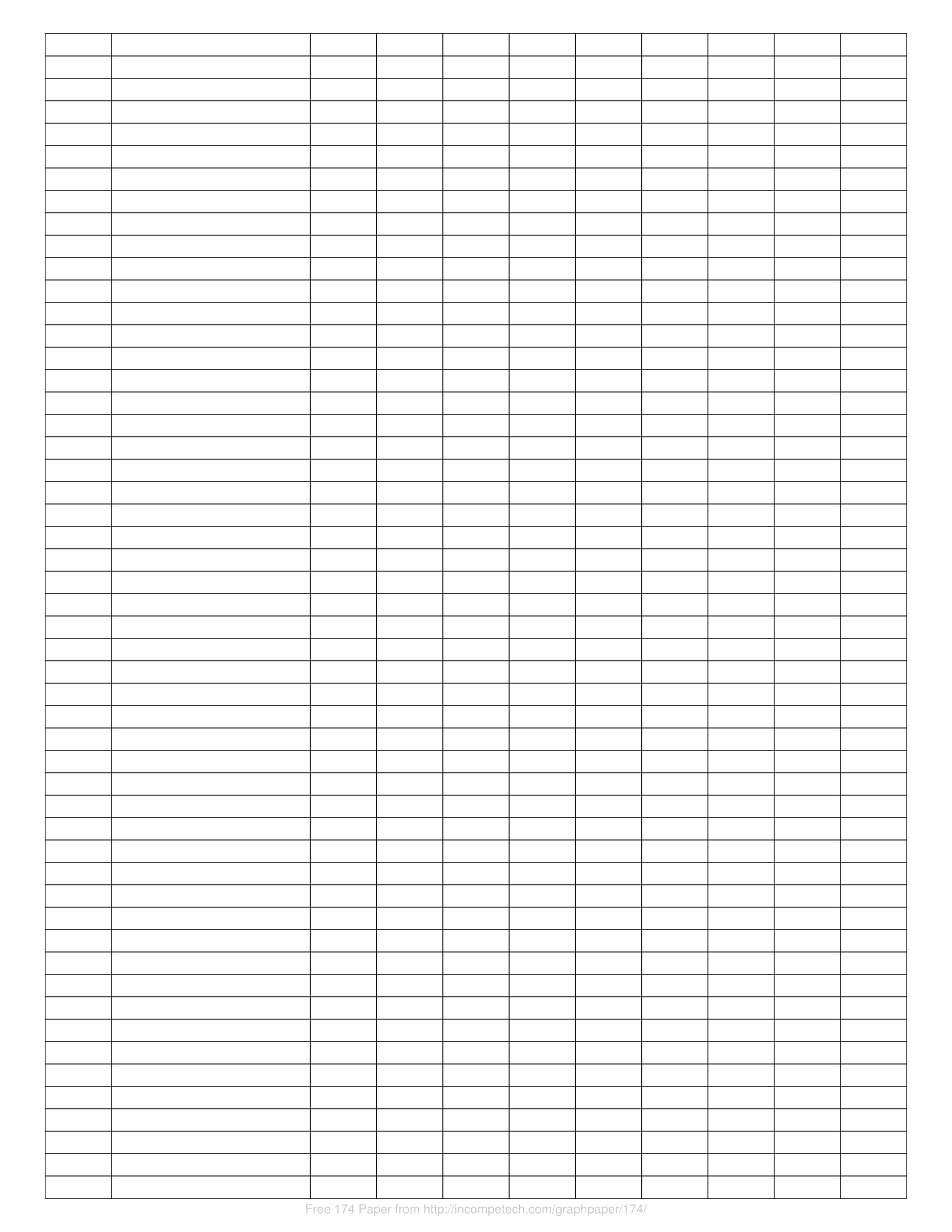 Free Online Graph Paper / 174 Paper