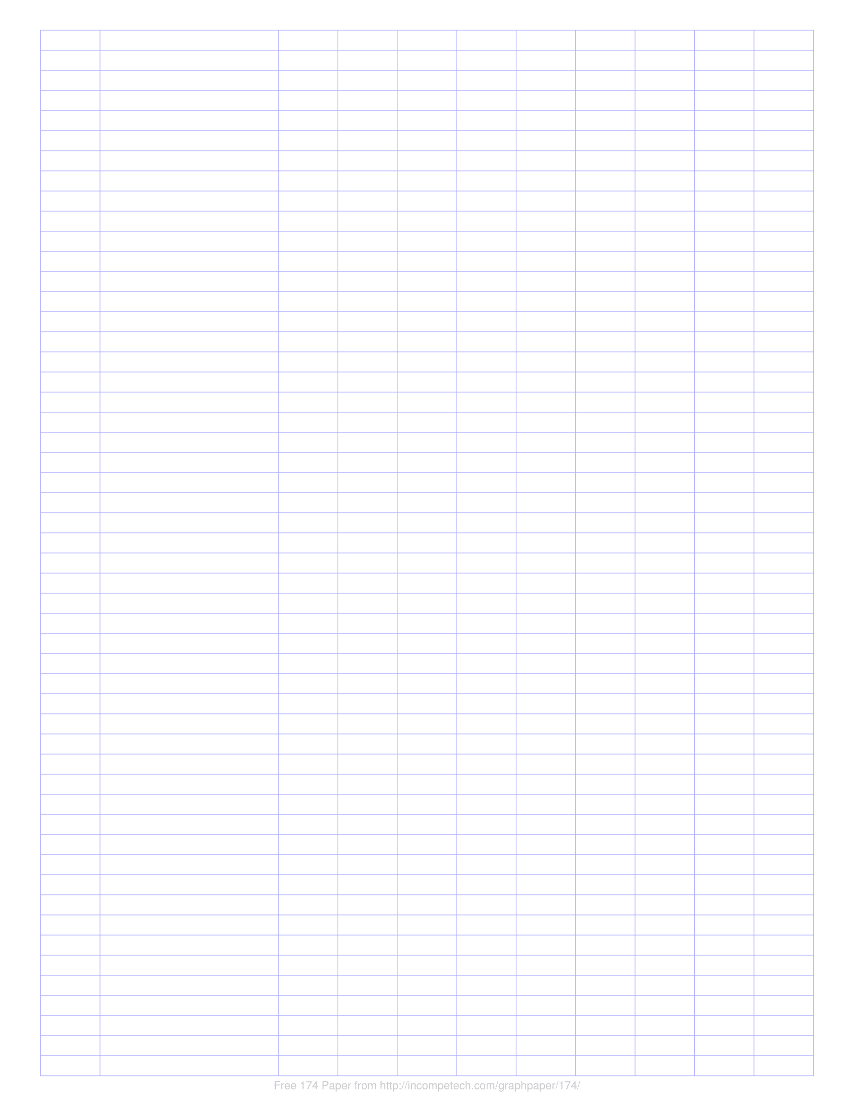 Free Online Graph Paper / 174 Paper