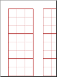 Chinese Character Guide (Square style) Preview