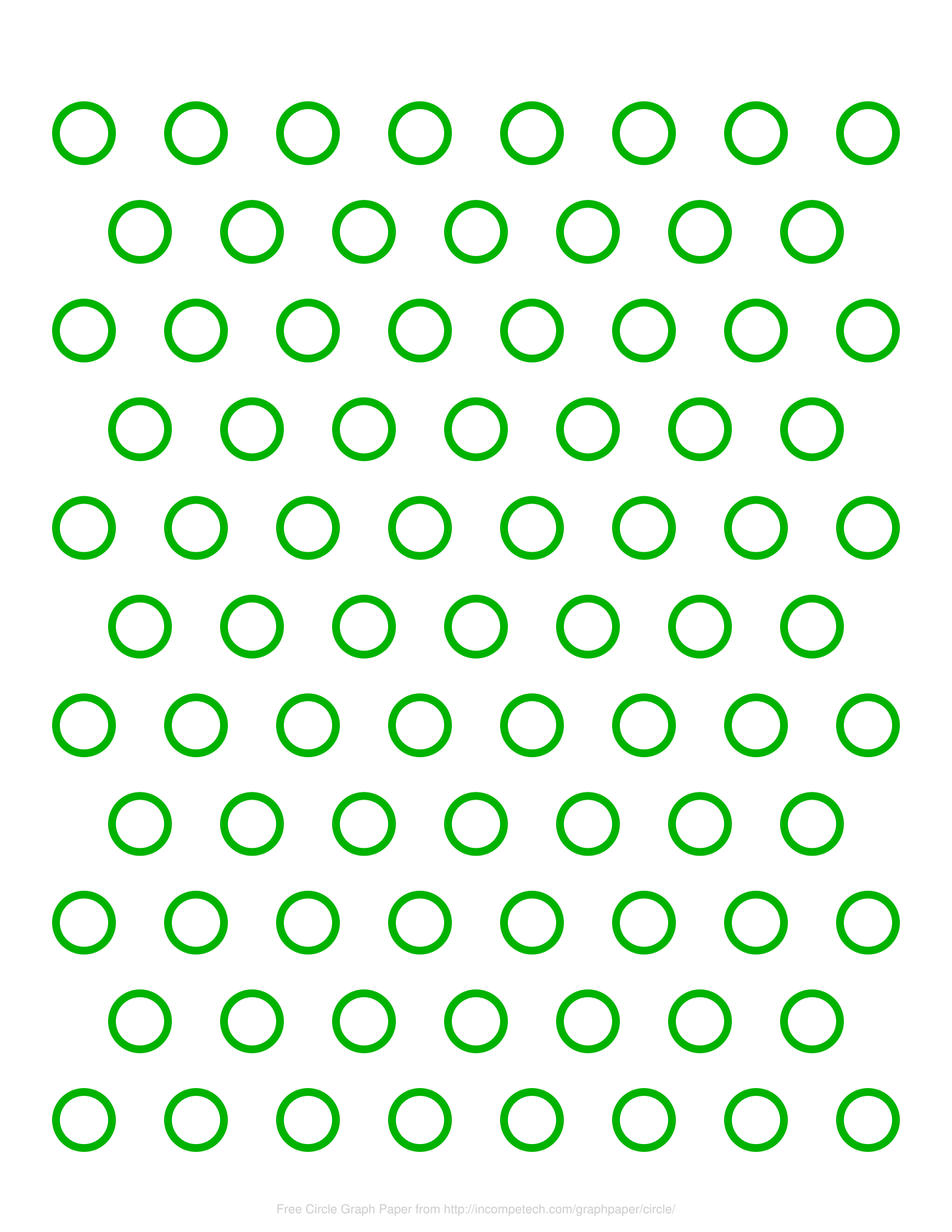 Free Online Graph Paper / Circles