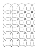 Circles (Grid)Graph Paper Preview