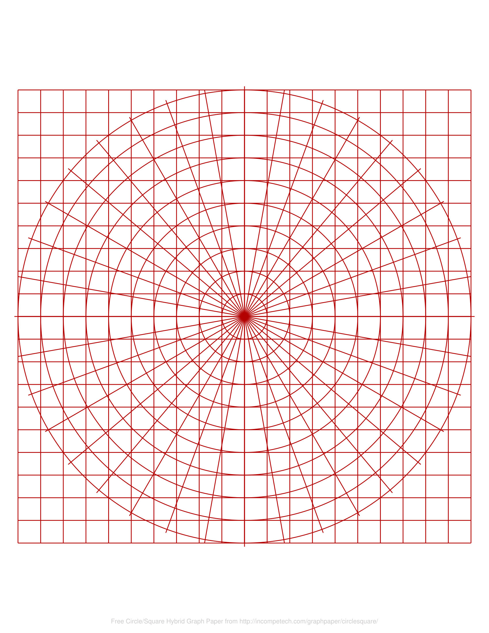 Circle On Graph Paper