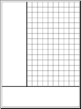 461610 K&E 5x5 cm Green Grid Graph Paper Size 8 1/2 x 11