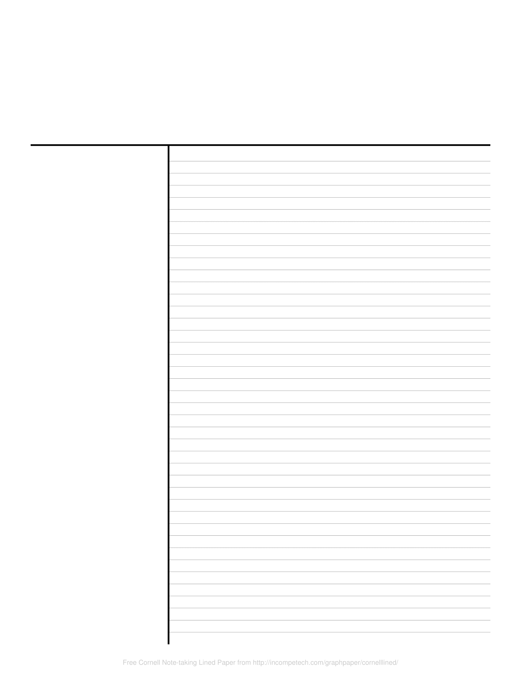 free online graph paper cornell note taking lined