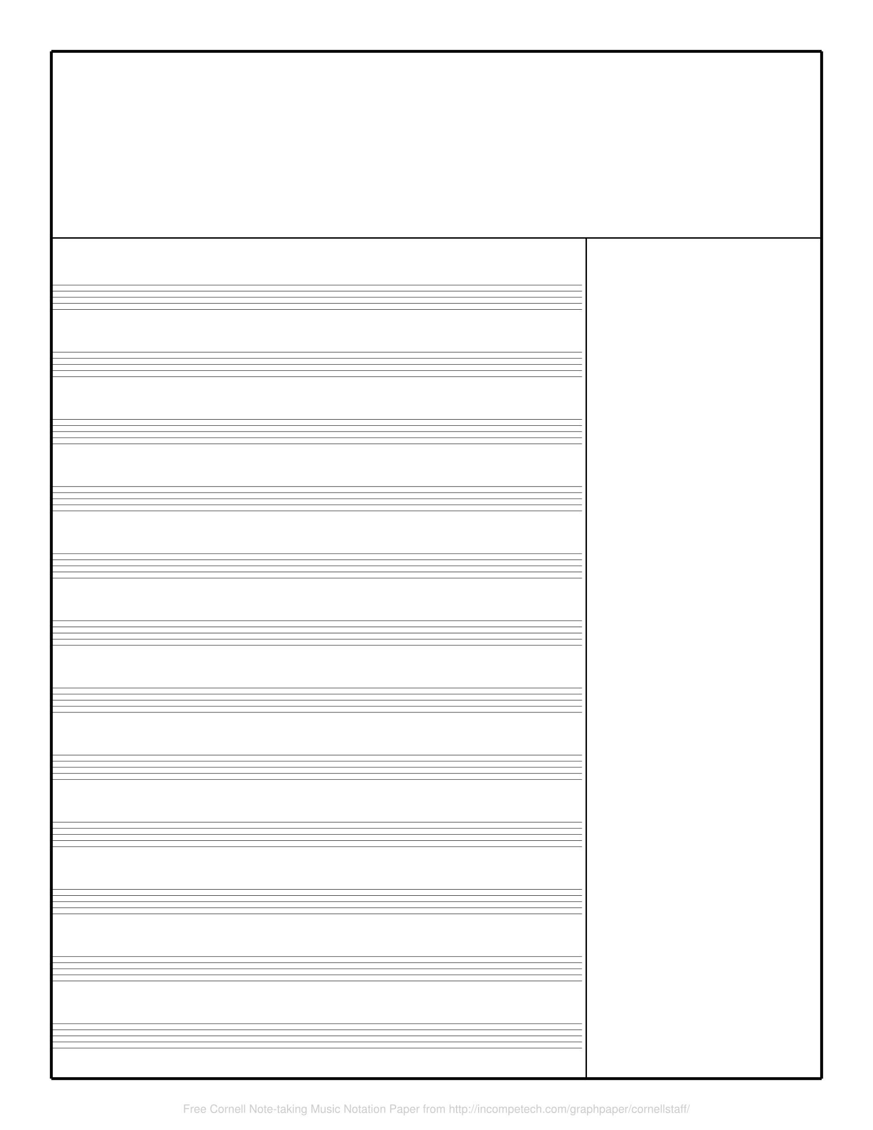free online graph paper cornell note taking music notation cornell graph paper