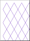 Diamond RhombusGraph Paper Preview