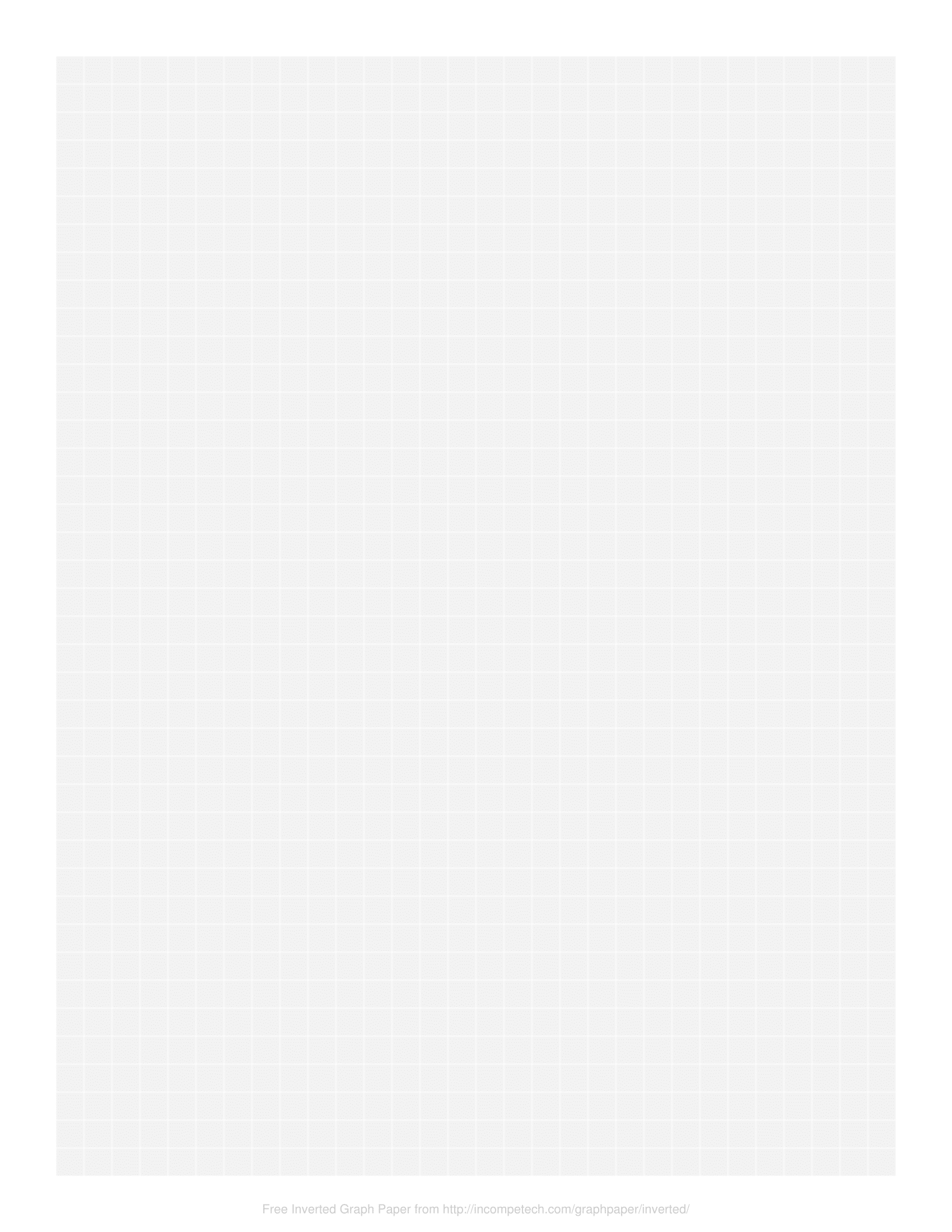 Free Online Graph Paper / Inverted