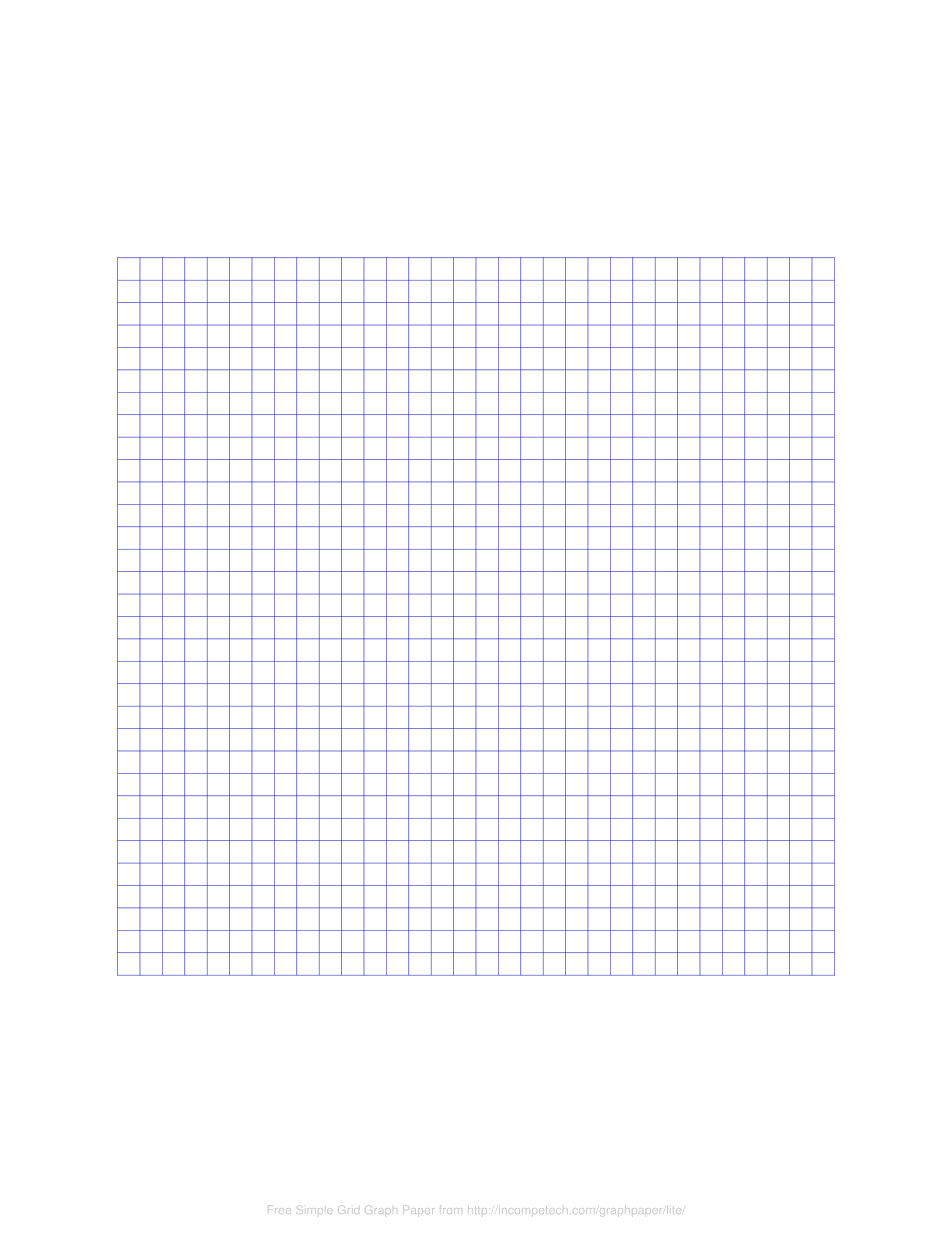 Free Online Graph Paper / Simple Grid