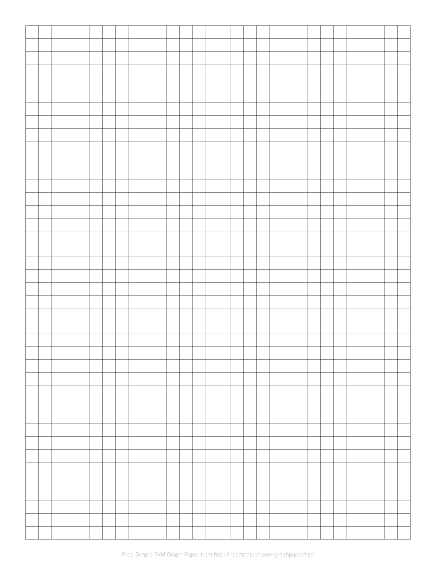 Free 2 Inch Grid Paper