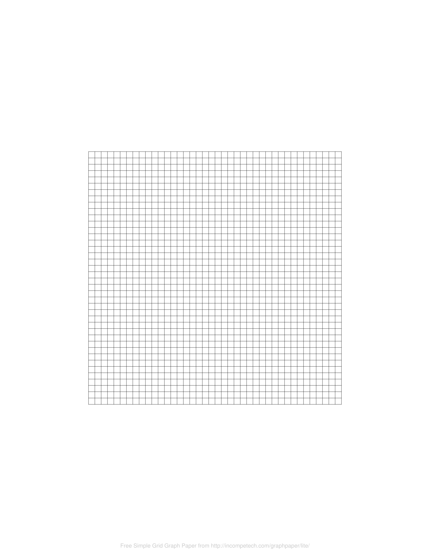 40x40 Graph Paper Printable