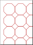 Octagonal Graph Paper Preview