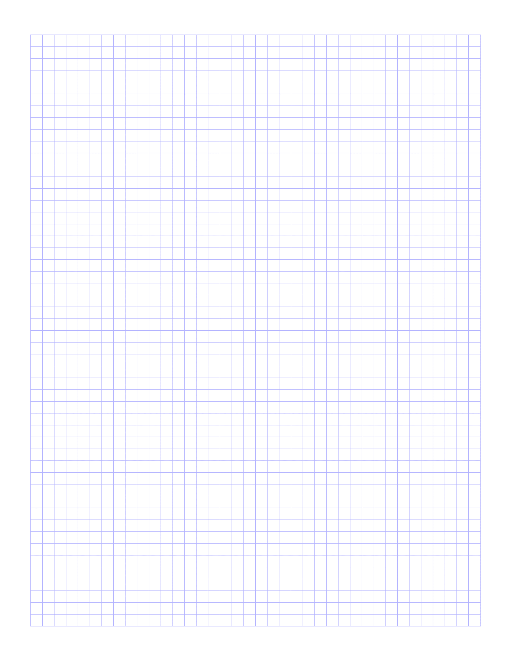 1 Pad 11x17 Blueprint and Graph Paper
