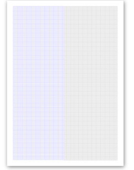 50 Sheet, Metric Graph Paper, Half Size