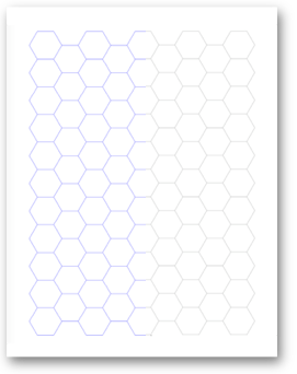 hexagon graph paper maker