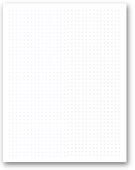 Custom Grid Graph Paper Pad | 8 ½ x 11 .125 Grid