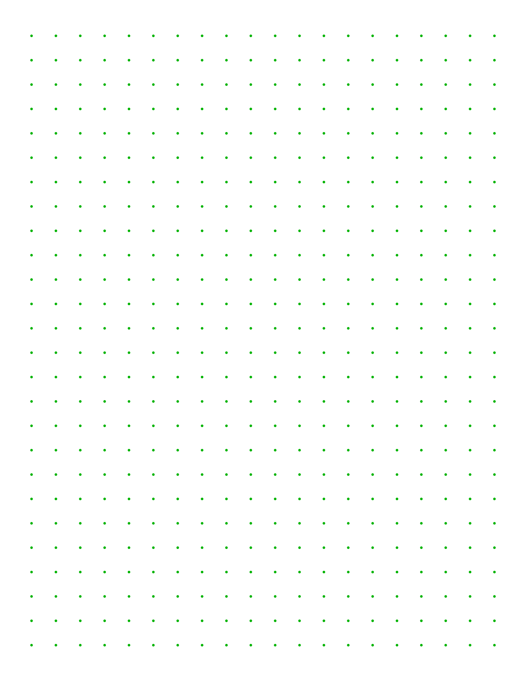 1 cm square dotty paper (black & white) - Free Graph Paper by