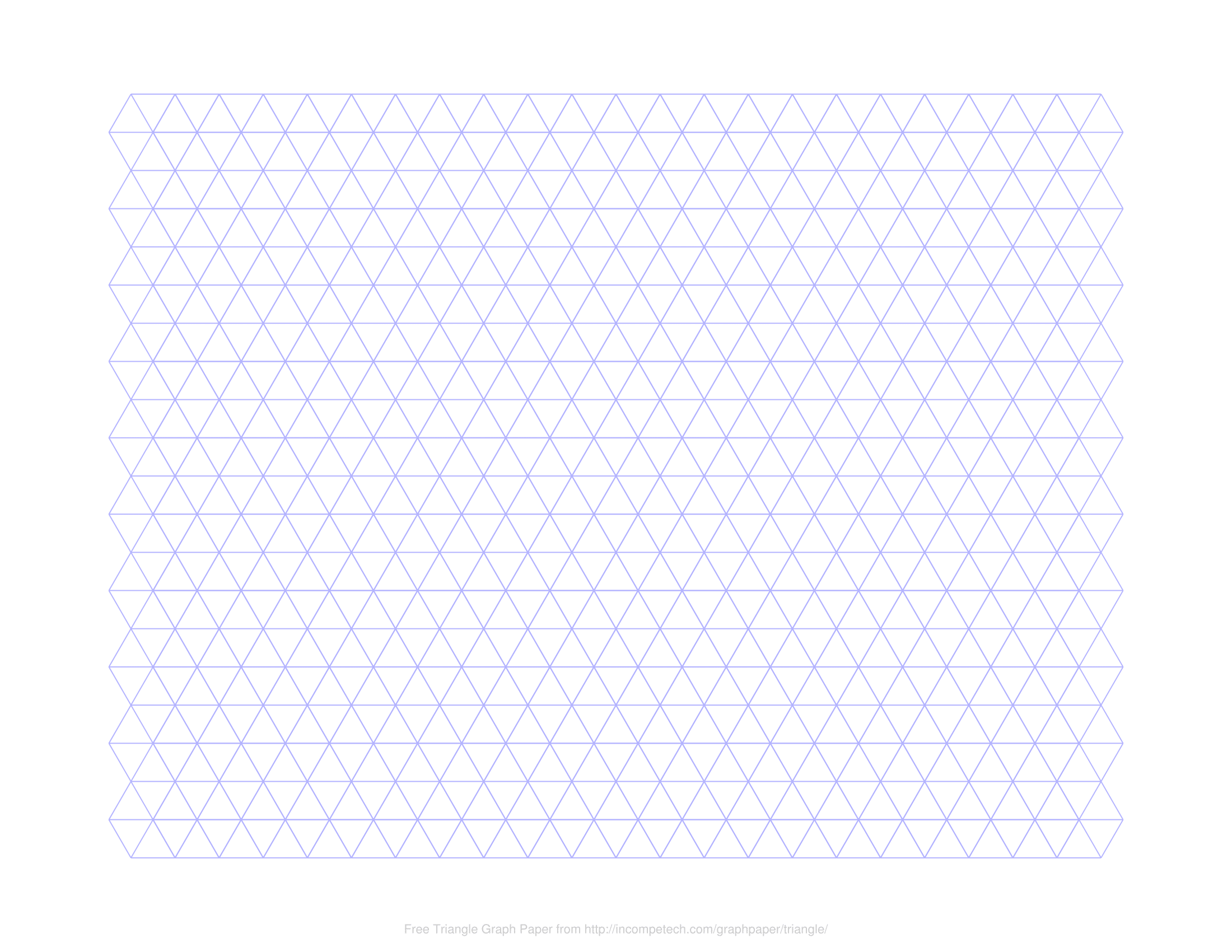 Free Online Graph Paper / Triangle Dots